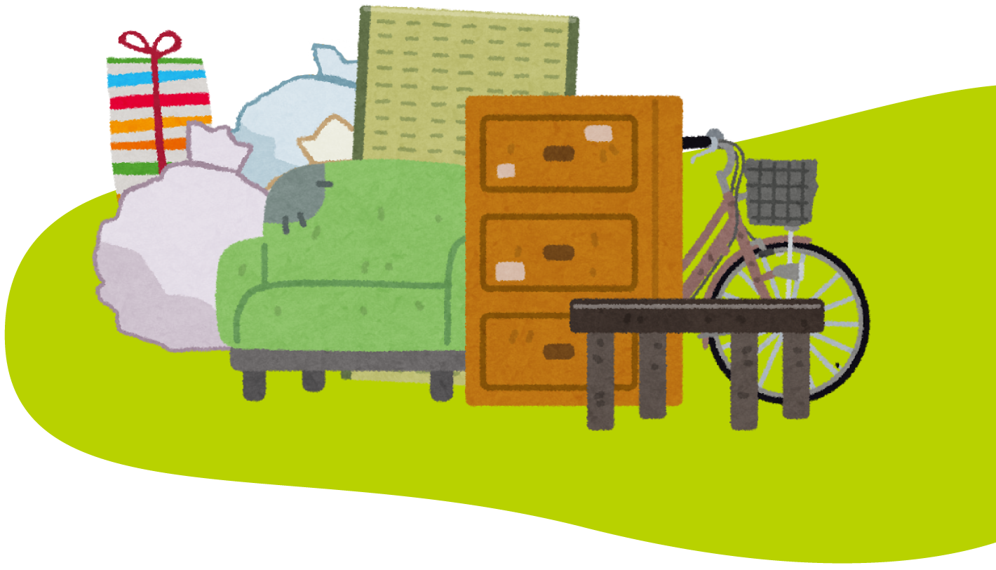 遺品整理サービスイラスト